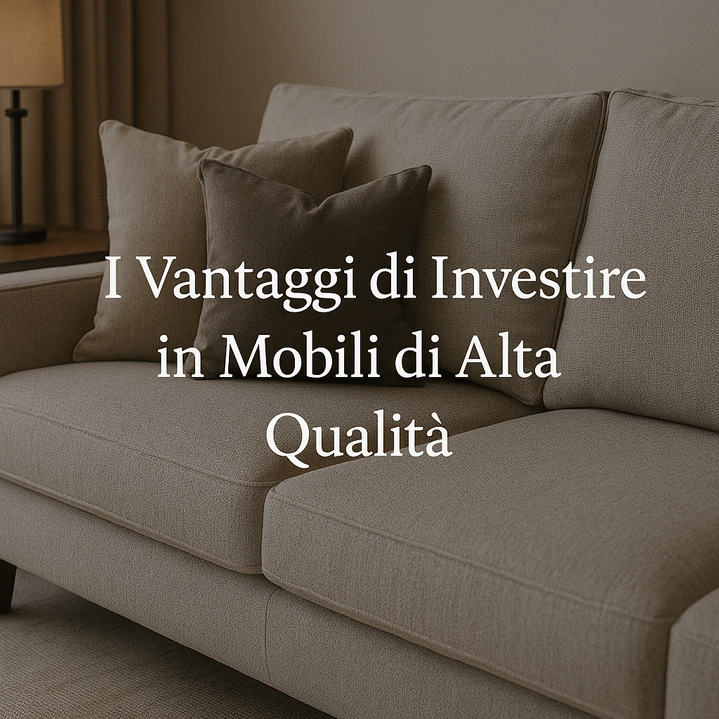 Arredo di Lusso: Come Riconoscere i Complementi di Design che Valorizzano la Casa